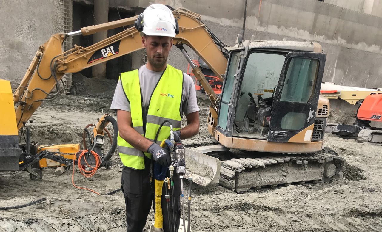 Leck In Baugrubenwand Abdichten Soiltec 13