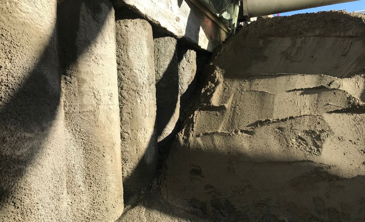 Leck In Baugrubenwand Abdichten Soiltec 28