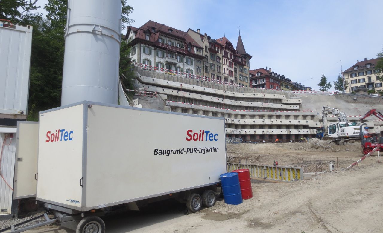 Leck In Baugrubenwand Abdichten Soiltec 37