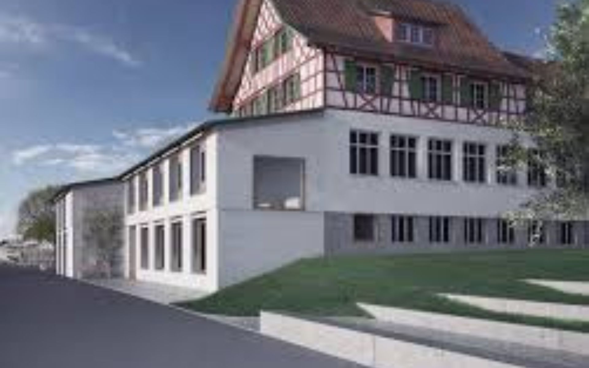 Progetto: Ampliamento della scuola Landschlacht, Schulstrasse 25, 8597 Münsterlingen